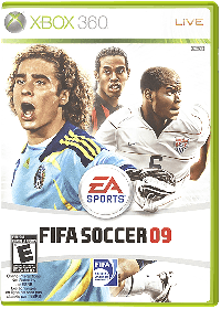FIFA 09 PAL Xbox 360 PAL box art